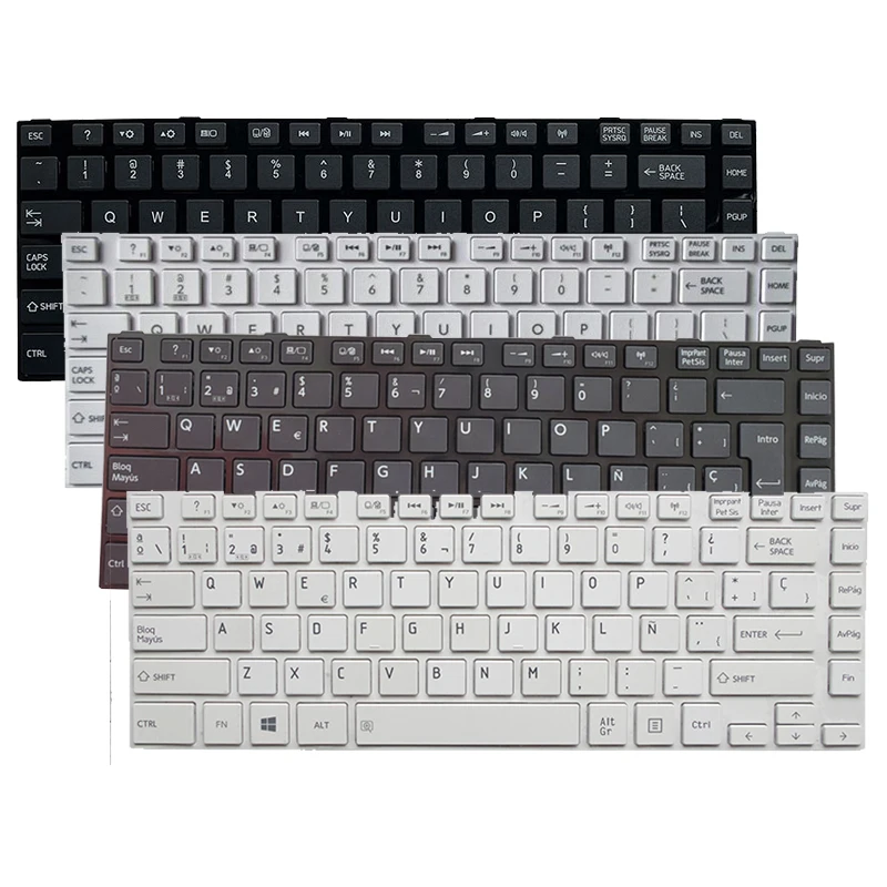 Nowa klawiatura do laptopa US/RU/SP (angielska) dla Toshiba Satellite L40-A L40D-A L45-A S40-A C40-A C45-A M40 U40 U45 BE45 — zdjęcie 2