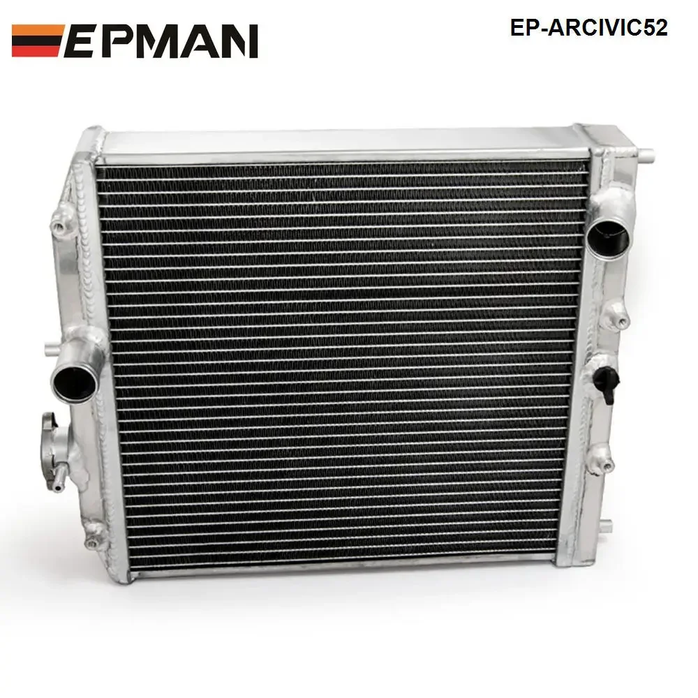 High performance Jdm 3 Row Racing Aluminum Radiator For Honda Civic EK EG DEl Sol Manual 52MM EP-ARCIVIC52