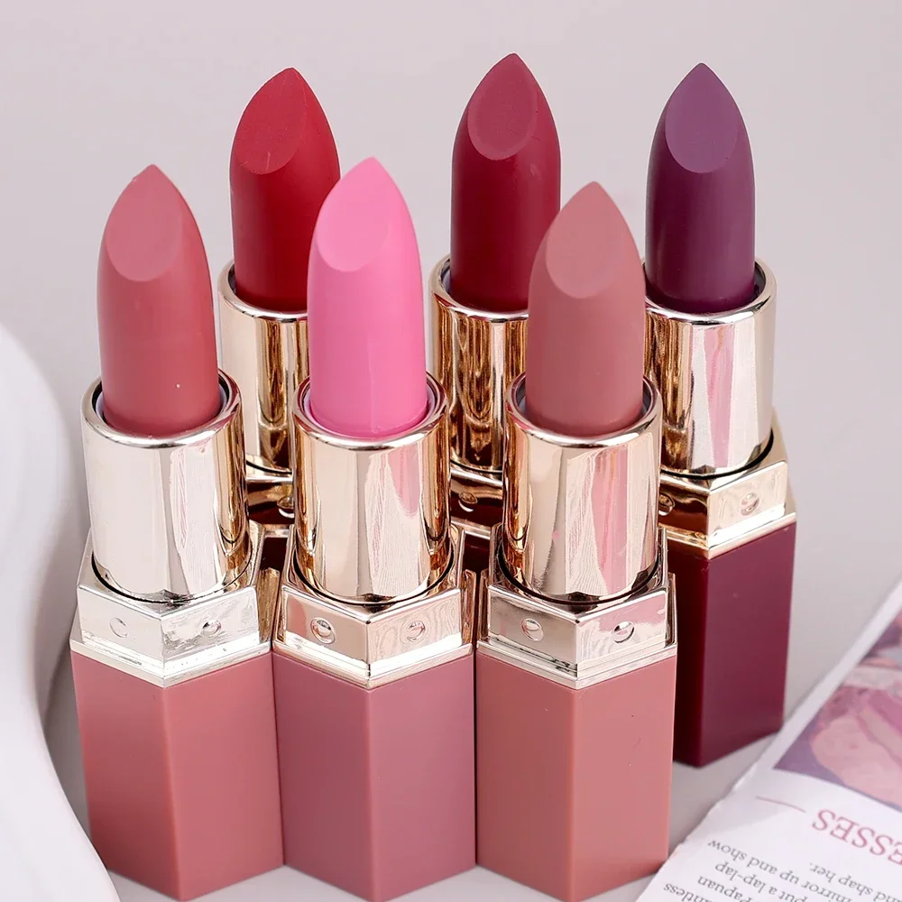 Matte Velvet Lipstick Lip Liner Set Color Rendering Lasting Non-stick Cup Sexy Lipsticks Waterproof Beauty Lips Makeup Cosmetics