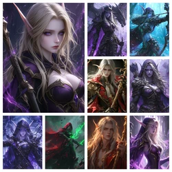 New 5D DIY Warcraft Diamond Painting Kit Game Diamond Embroidery Color Painting handmade Mosaic art home decor Cross Stitch Gift