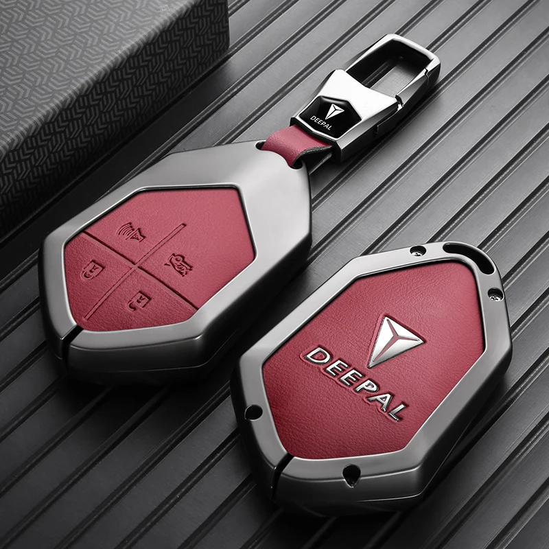 For Deepal S05 S07 Car Key Cover Zinc Alloy Full Protection Shockproof Deepal L06 L07 G318 Key Fob Protector Car Accessories