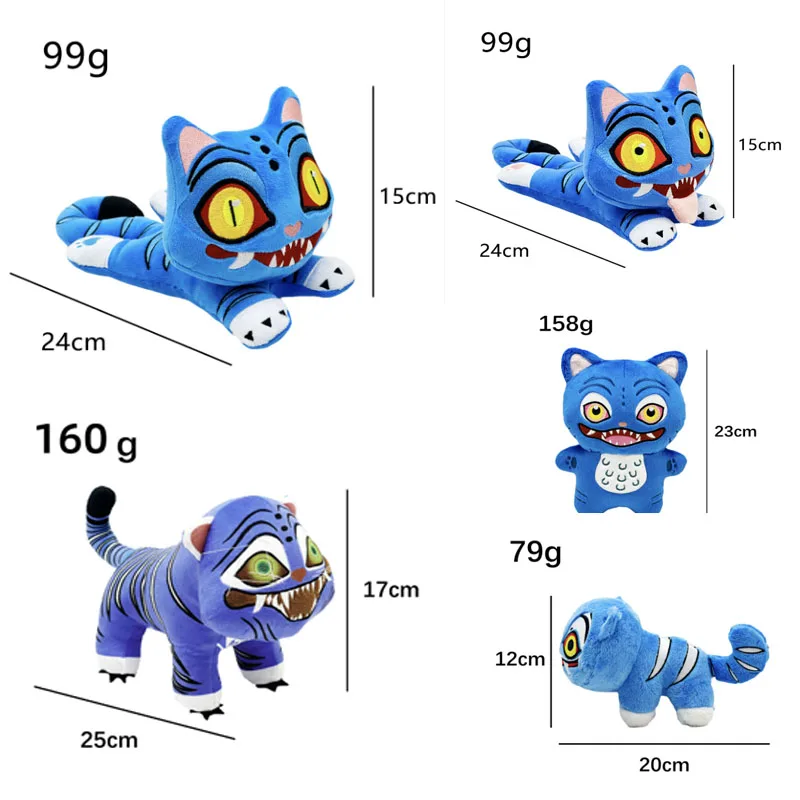 

2025*Popular Derpy Tiger Plush Toys Kpop Demon Hunters Plushies Stuffed Doll Soft Cuddly Gifts for Kids Child Birthday Christmas