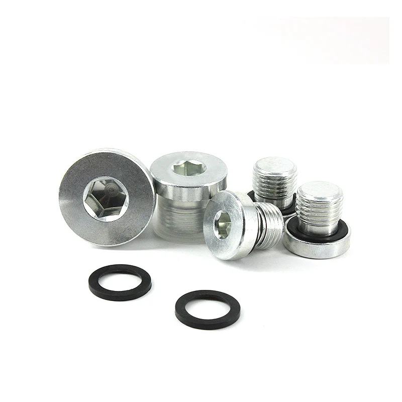 M5 M6 M8 M10 M12 M14 M16 M18 M20 1/8 "1/4" 3/8 "1/2" 3/4 "1" BSP متري ذكر عرافة المقبس رئيس ED نهاية غطاء حلقة لإحكام الإغلاق شفة التوصيل