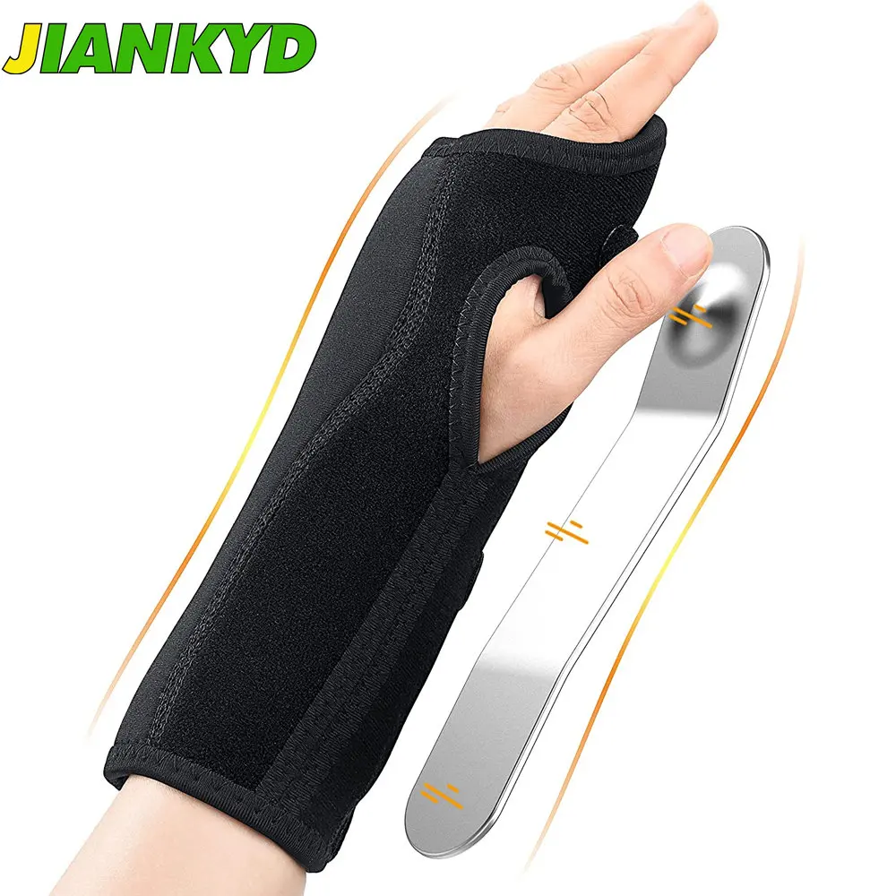 

1Pcs Wrist Support Brace for Carpal Tunnel, Wrist Splint, Great for Wrist Pain, Sprain, Sports Injuries, Joint Instability