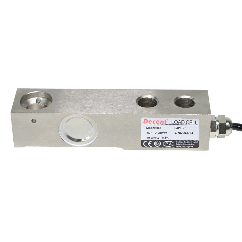 Shear Beam Load Cell 200kg Single Point Force Sensor Weighing Platform 10T Alloy Steel for Hopper Scale Automatic Tester