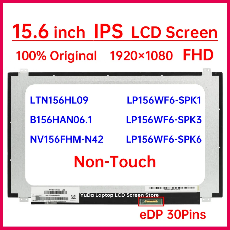 

15,6-дюймовый ЖК-экран NV156FHM-N42 B156HAN06.1 LP156WF6-SPK6 K3 K1 для Lenovo ThinkPad P50 P51 E560p S5, матричная панель дисплея 2-го поколения