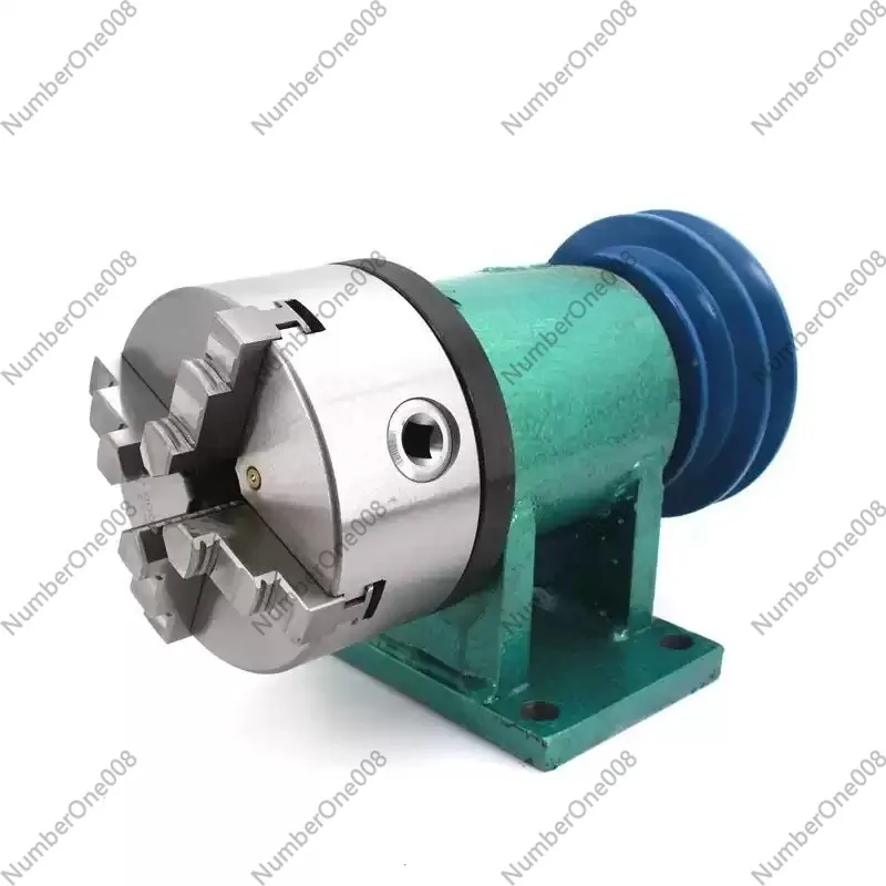 Self-made lathe spindle woodworking metal assembly bead machine three-claw four-claw self-centering chuck transformation set