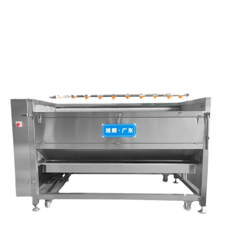 Automatic brush cleaning machine Potato, vegetable fruit and vegetable cleaning machine y