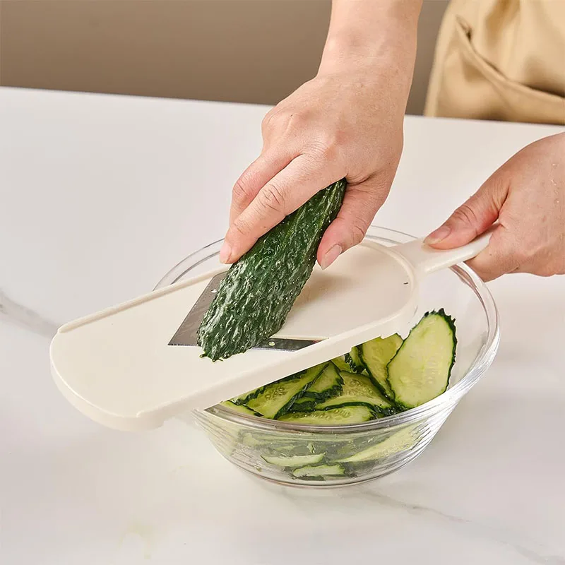 قطاعة الملفوف يده قطاعة المندولين الفولاذ المقاوم للصدأ الملفوف كولسلو القاطع أداة تقطيع الخضراوات رقائق البطاطس القطاعة JT580