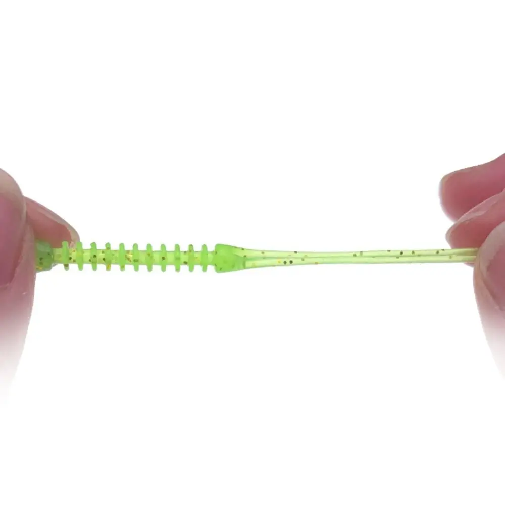 

10pcs/pack Fuorescence Artificial Soft Lure Wobblers Easy Shiner Fishing Lures Double Color 5cm Silicone Soft Bait