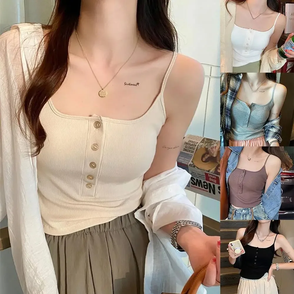 لطيف Y2k الصيف عارية الذراعين المحاصيل الأعلى محبوك تانك القمم أكمام اقتصاص سترة النساء قمم بارد فتاة الإناث Clothing244