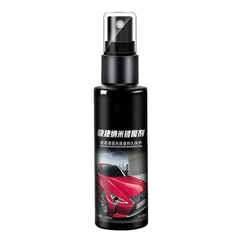 Car Coating Spray 4.05oz Liquid Ceramic Car Cleaning Spray Long-lasting Wear-resistant Anti-UV Anti-scratch Agent Exterior