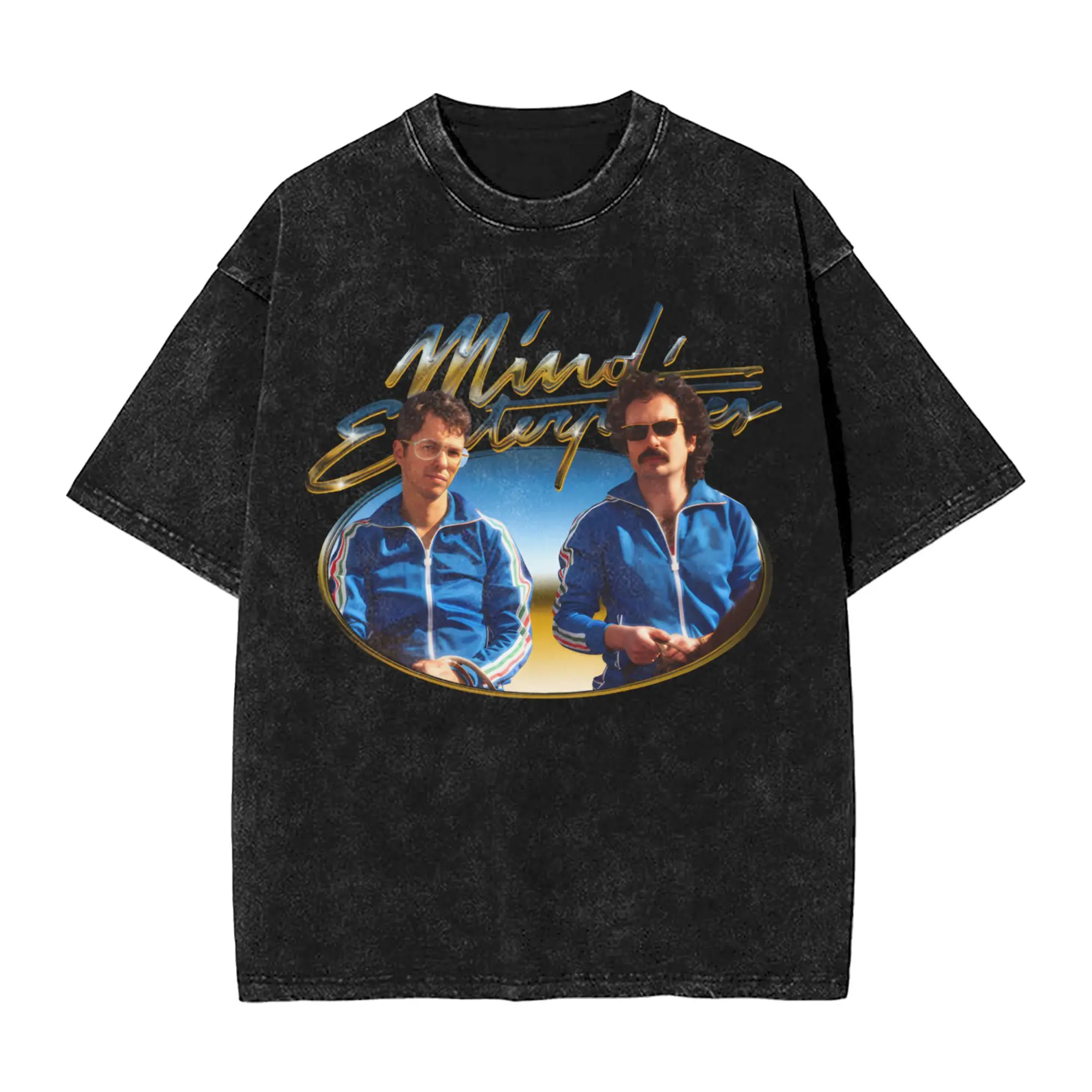 Men Women T-Shirt Mind Enterprises Washed T-Shirts Leisure  Summer Tees Streetwear Loose Casual Tops Birthday Present