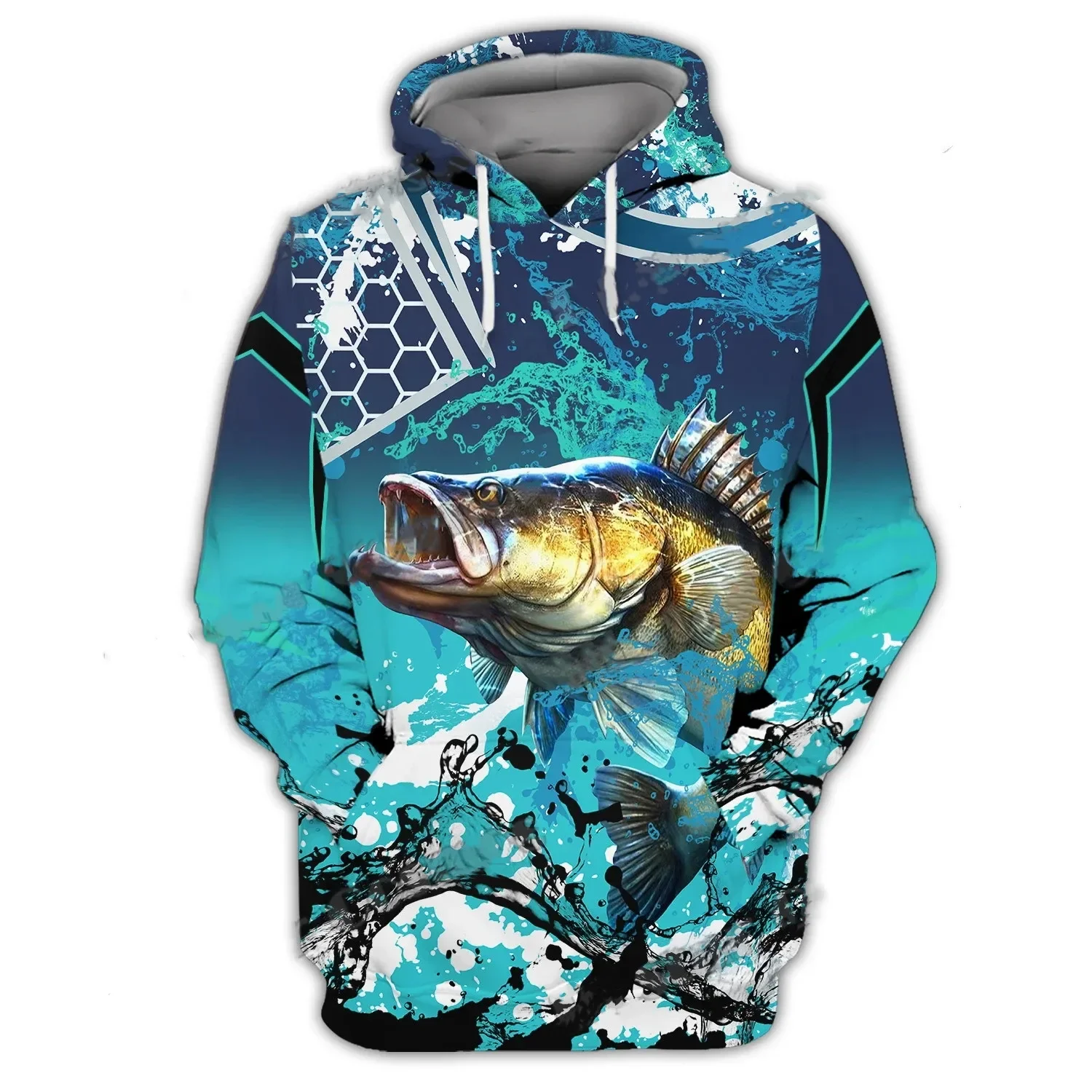 Bass Fishing 3D Printed Men\'s Fashion Hoodies Autumn Unisex Casual Hooded Pullover Gift For Fishing Lover