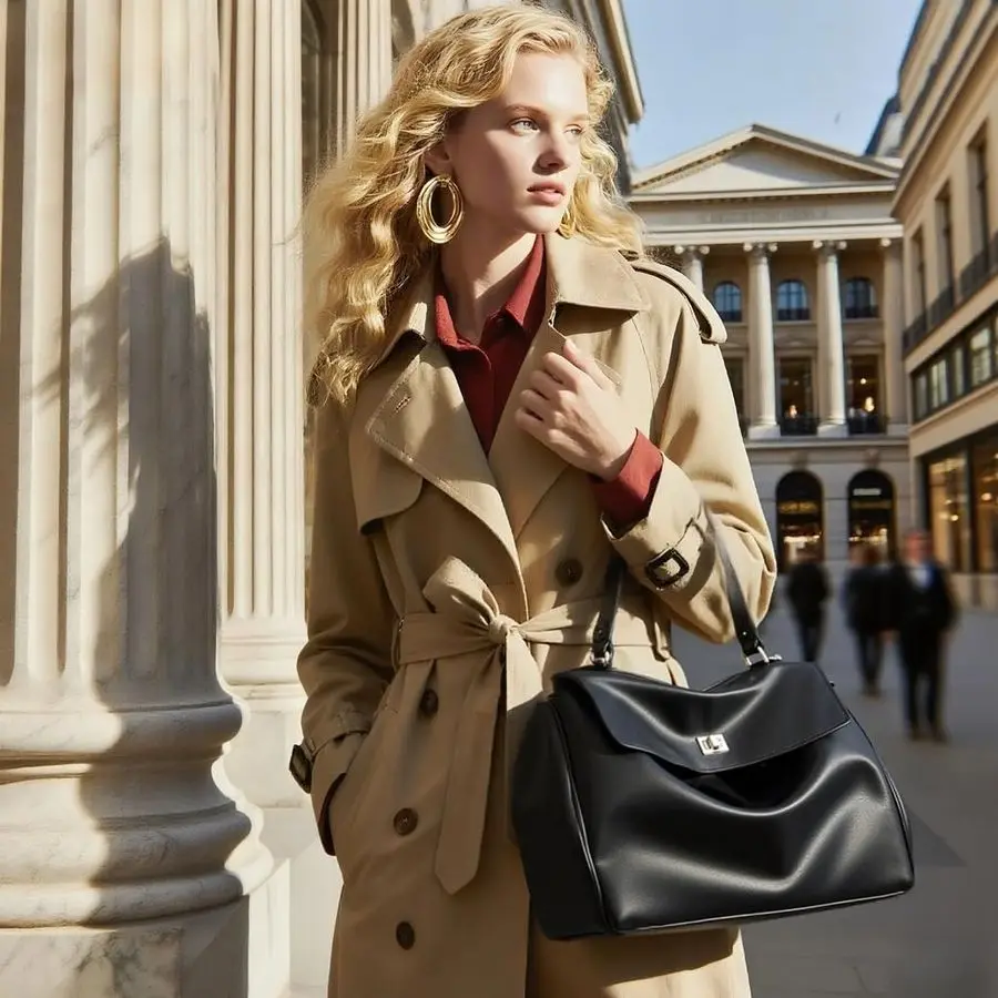 

Leather Tote for Women, Soft Leather Shoulder Bag Large Top Handle Satchel Purse for Ladies Travel Work