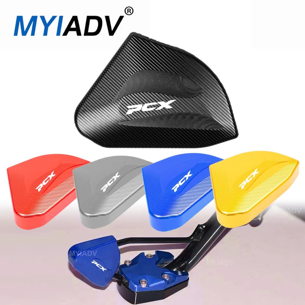 Motorrad Seite Stativ Seite Kick Hilfe Clip Für Honda PCX 125 PCX 160 PCX 125 2021-2023 Seite Ständer Assistive gerät Vergrößern Pad