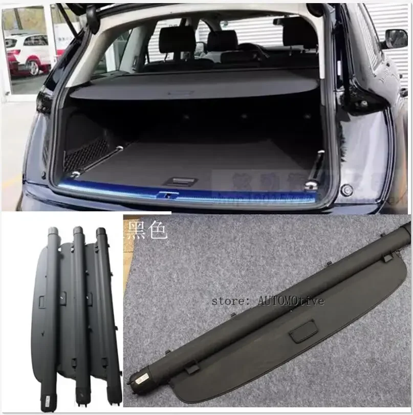 Car Rear Trunk Security Shield Cargo Cover For Audi Q7 2007.2008.2009.2010.2011.2012.2013.2014 High Qualit Auto Accessories