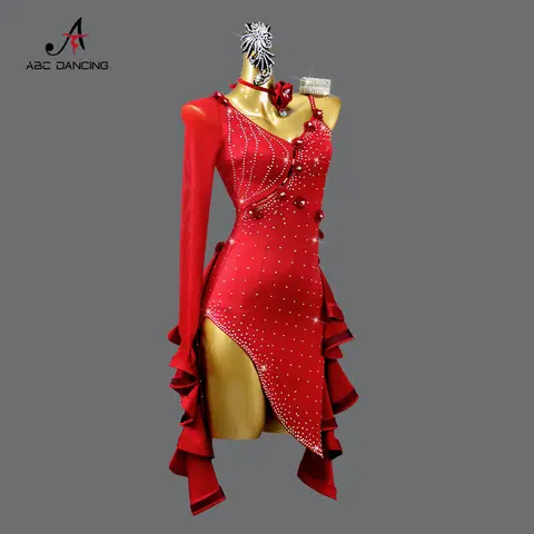 8 best sales लैटिन नृत्य पोशाक प्रतियोगिता - №7