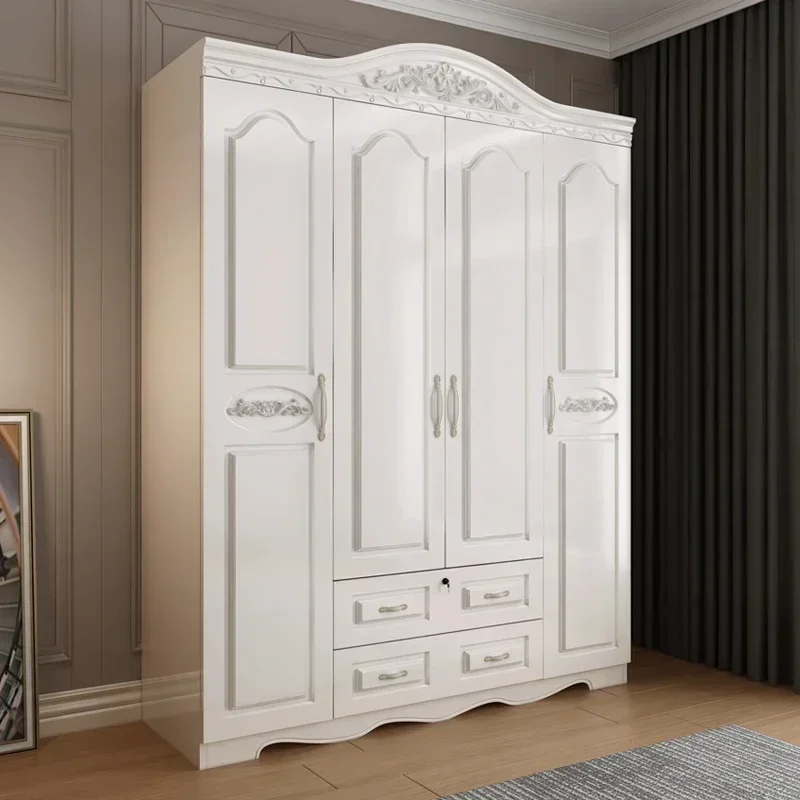 Modern Simple Design Wooden Bedroom Cabinet Cheap Wardrobe Closet white big wardrobe