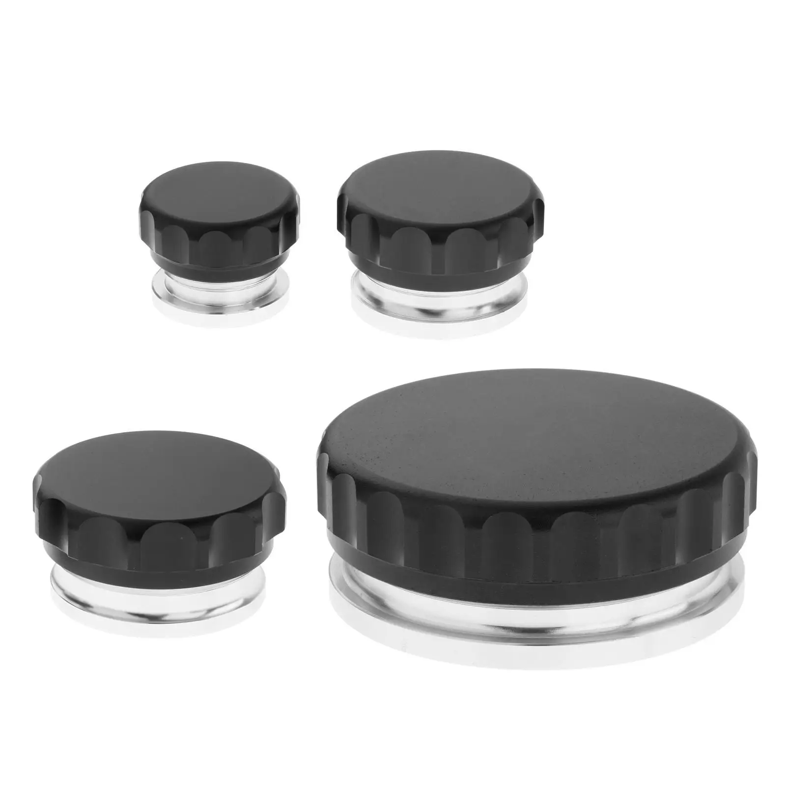 Aluminum Alloy Fuel Tank Caps, Weld on Filler Neck and Cap Oil Fuel Water Tank Coolant Reservoir Caps