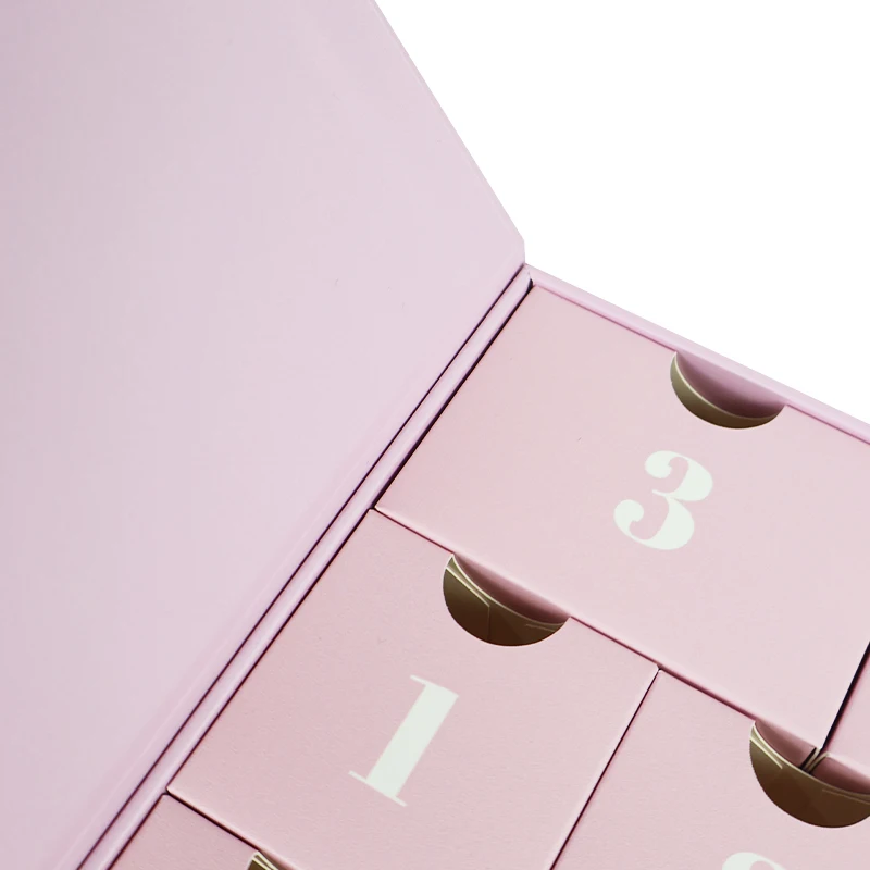 customized. Ready to Ship Creative Cardboard Surprise Blind Box Christmas Gift Box Countdown Calendar Gift Packaging Box