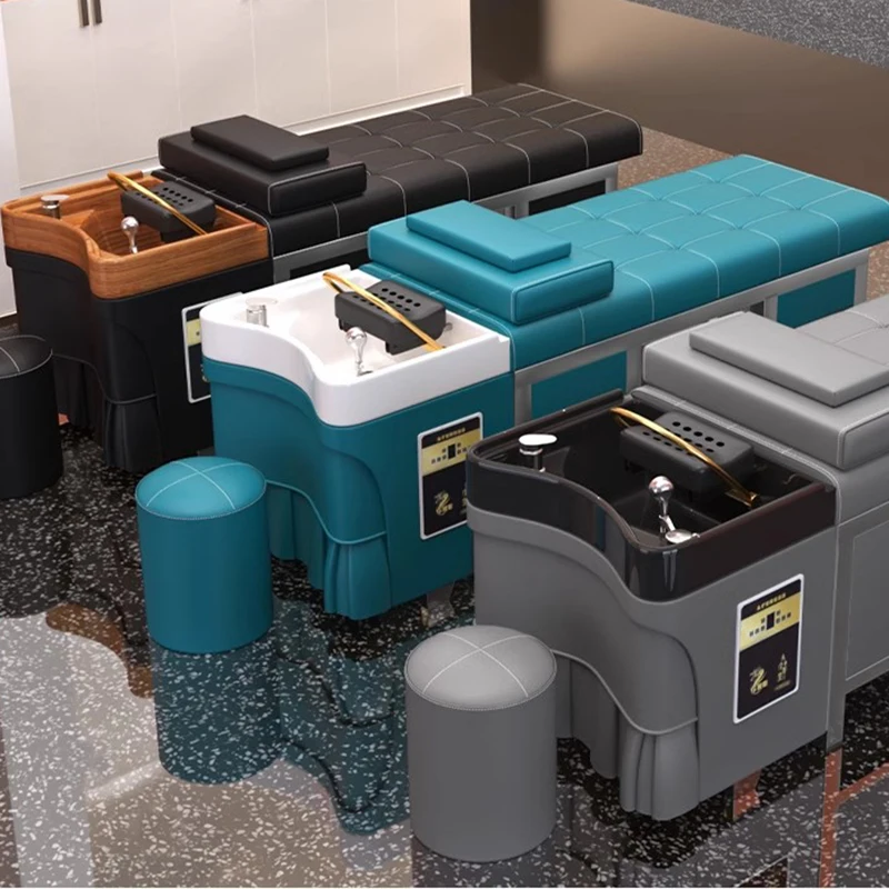 

Nordic Creativity Shampoo Chairs Multifunction Hair Salon Head Spa Massage Shampoo Bed Shower Salon Furniture Peluqueria