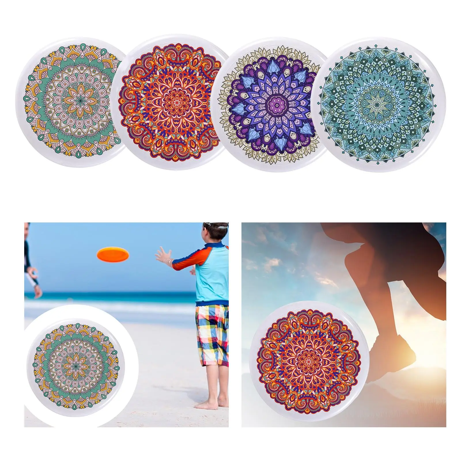 Flying Round Disc for Kids Adults Outdoor Backyard Games Sports Park Lawn Toys Family Fly Disc Beach Games Summer Indoor
