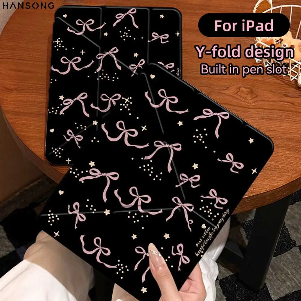 

Чехол для iPad Pro 11 12,9 13 M2 M4 M3 9,7 10,2 5 6, 7/8/9 10 11 mini 6 7, чехол Air 3 4 5 6 Smart Case с держателем для ручки