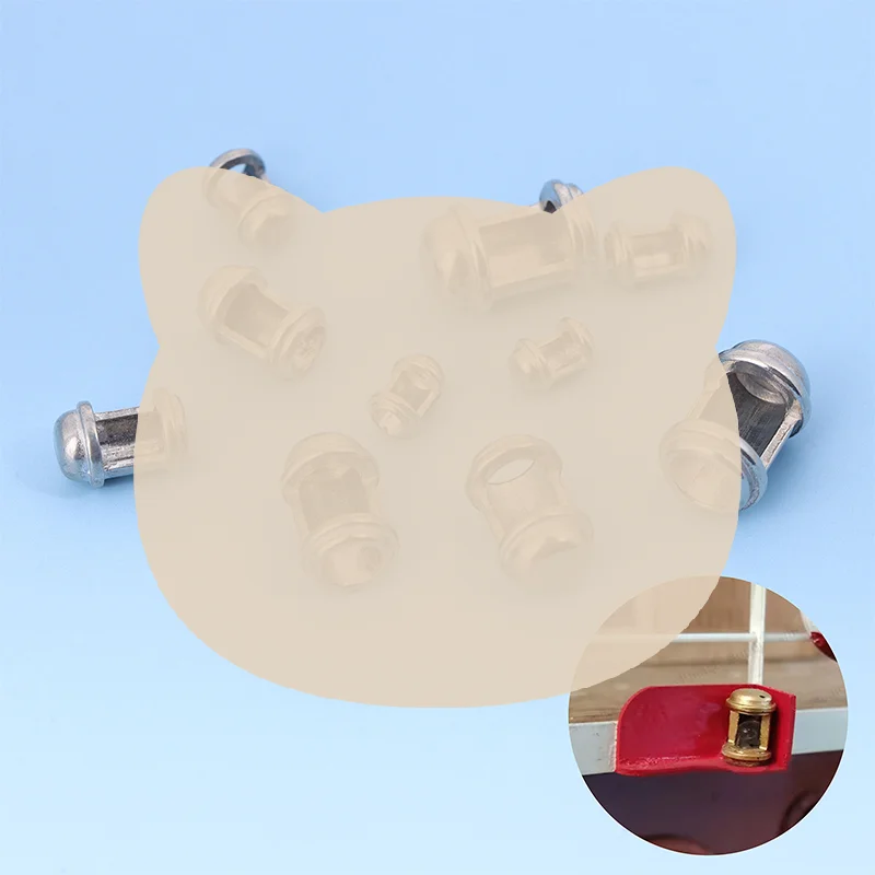 

2Pcs Miniature Model Ship LED Lamp Cup Simulation Alloy Bulb Cover Light Holder Parts For Decoration DIY Hobby