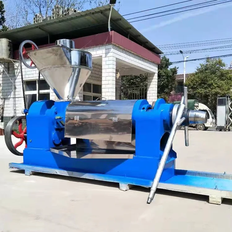 Commercial Mini Palm Kernel Oil Press Machine Carbon Steel Sesame Soybean Rapeseed Oil Processing  Engine