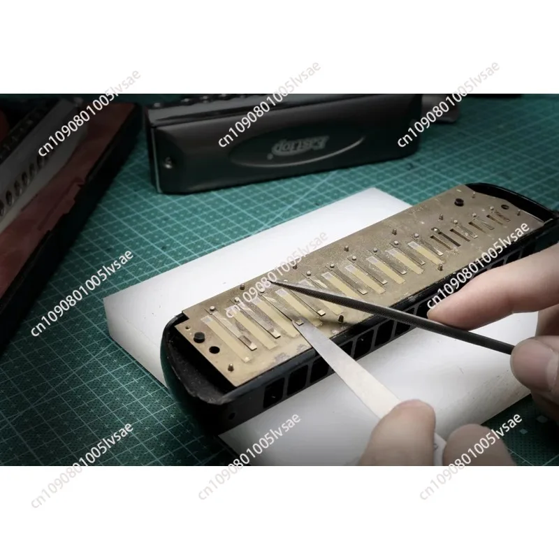 Harmonica Repair and Tuning Tool Kit, Chromatic Scale Polyphonic Repair, Disassembly and Cleaning Tools, Universal