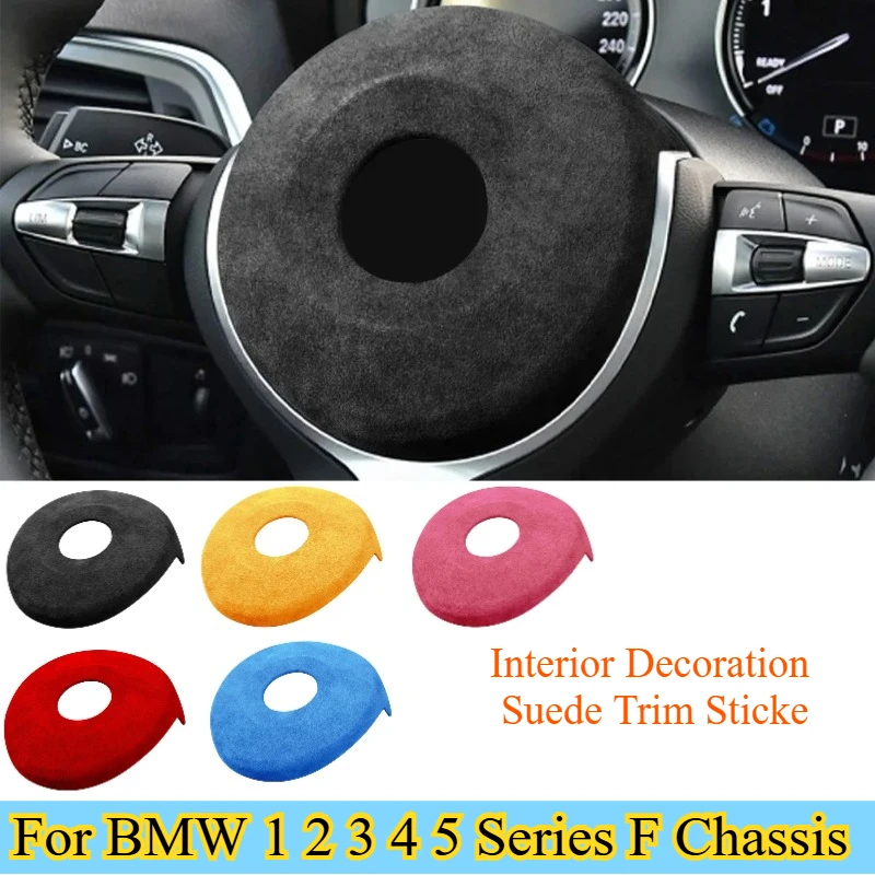 

For BMW 1 2 3 4 5 Series F Chassis Interior Decoration Suede Trim Sticker Alcantara Style Dashboard Console Upgrade Accessories