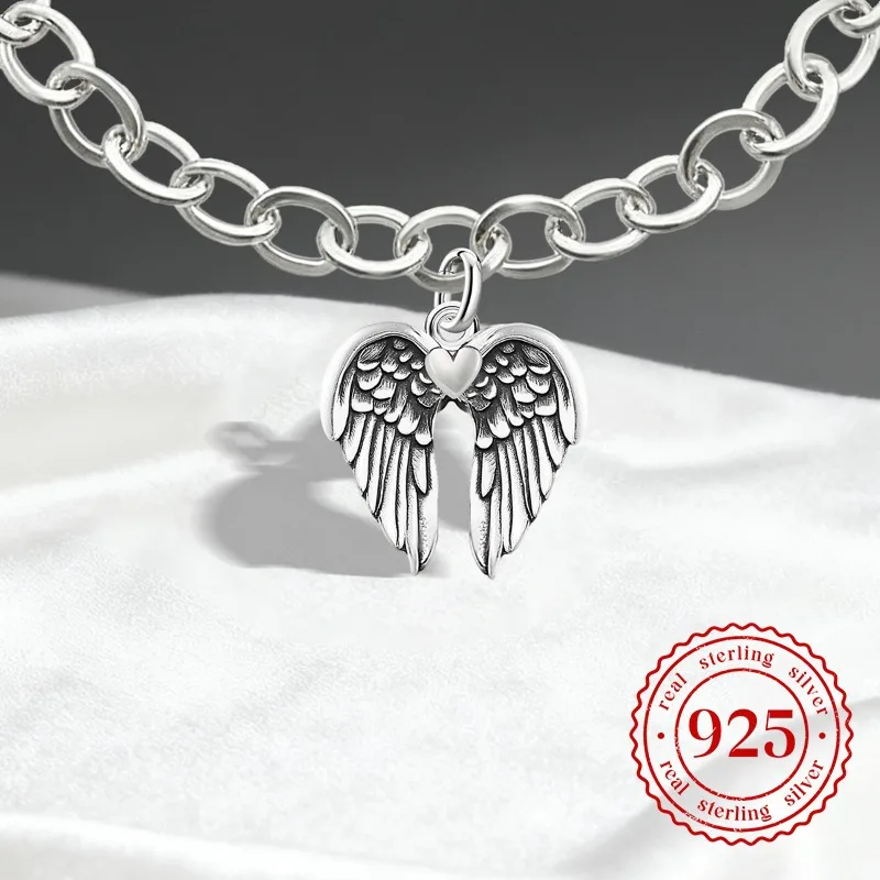 Adjustable 925 Sterling Silver  Vintage Pendants Star Moon Tower Charms Beads Fit Original Bracelet Bangles Necklace DIY Jewelry