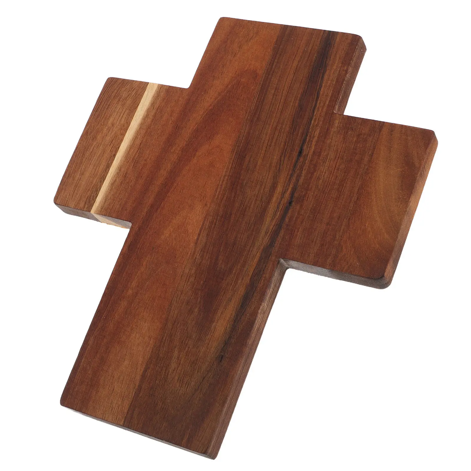 Communion Bread Tray Wooden Vintage Cross Pattern Church Table Decor Baptism Centerpiece Ceremonial Sacrament Tray Religious