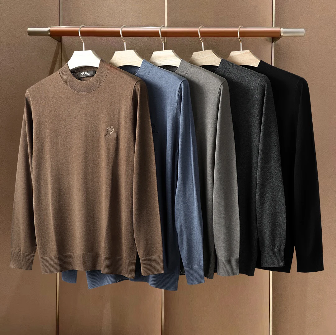 

BILLIONAIRE BLKA CPTG T-Shirt wool men 2025 Autumn Winter new business keep warm elasticity Casual size M-XXXL long sleeve