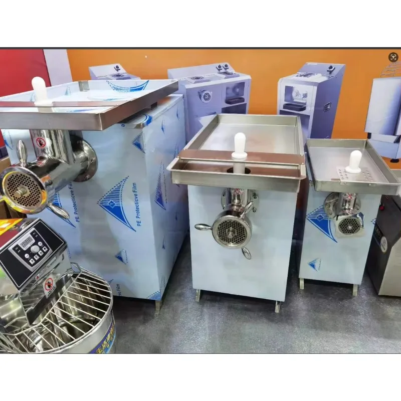 Picture 7: Customized Commercial Grade Electric Meat Mincer System Multi-Purpose Frozen Meat Processing Seasoning Mixer