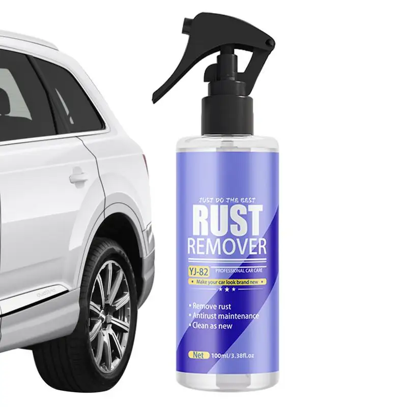 

Tire Rust Remover Spray 100ml Iron Powder Rust Removal Spray For Car Remove Iron Particles In Car Paint Automobile Detailing