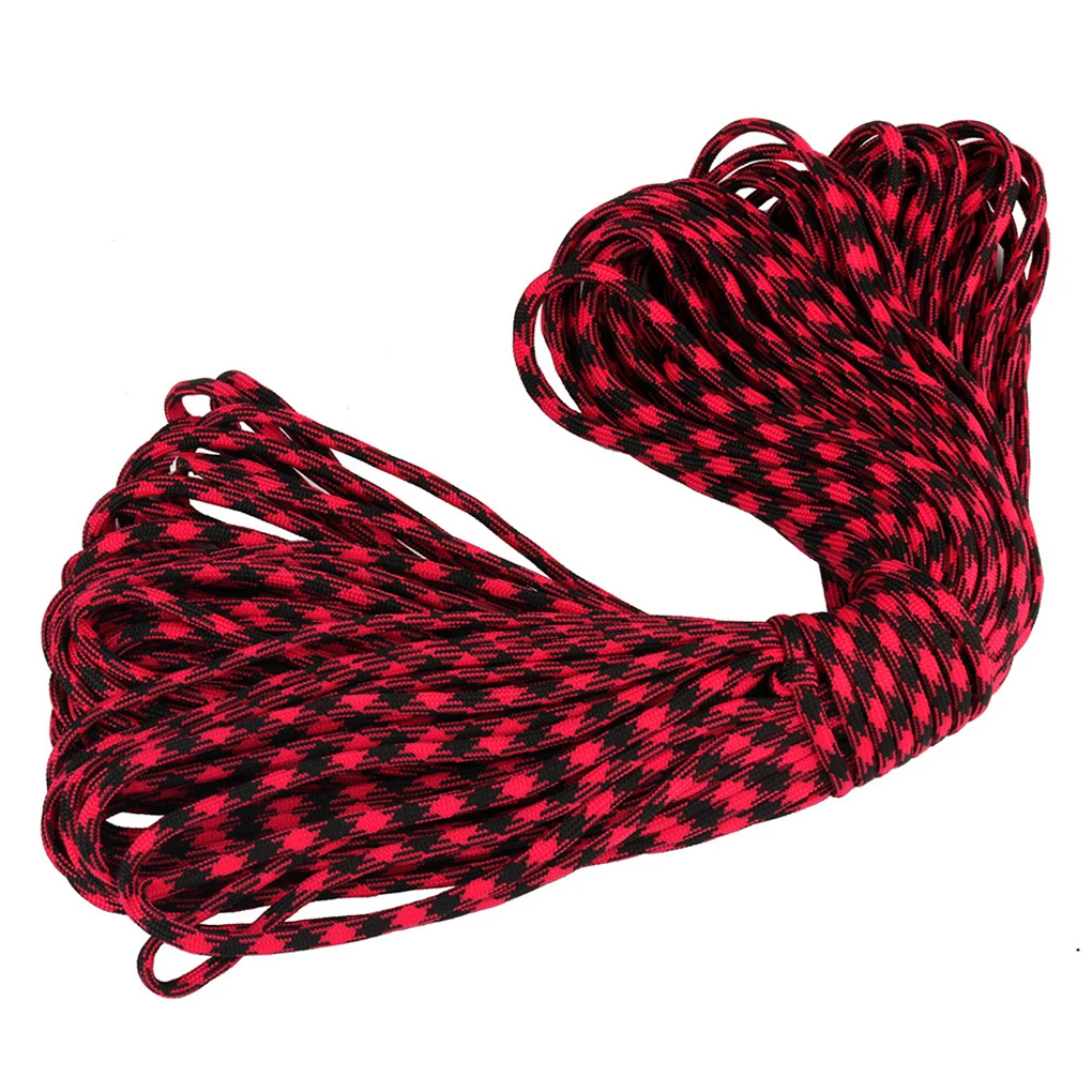 

100m 5mm 7-core Camping Tent Fix Weaving Binding Umbrella Rope Braided Cord Home Outdoor Lifeline