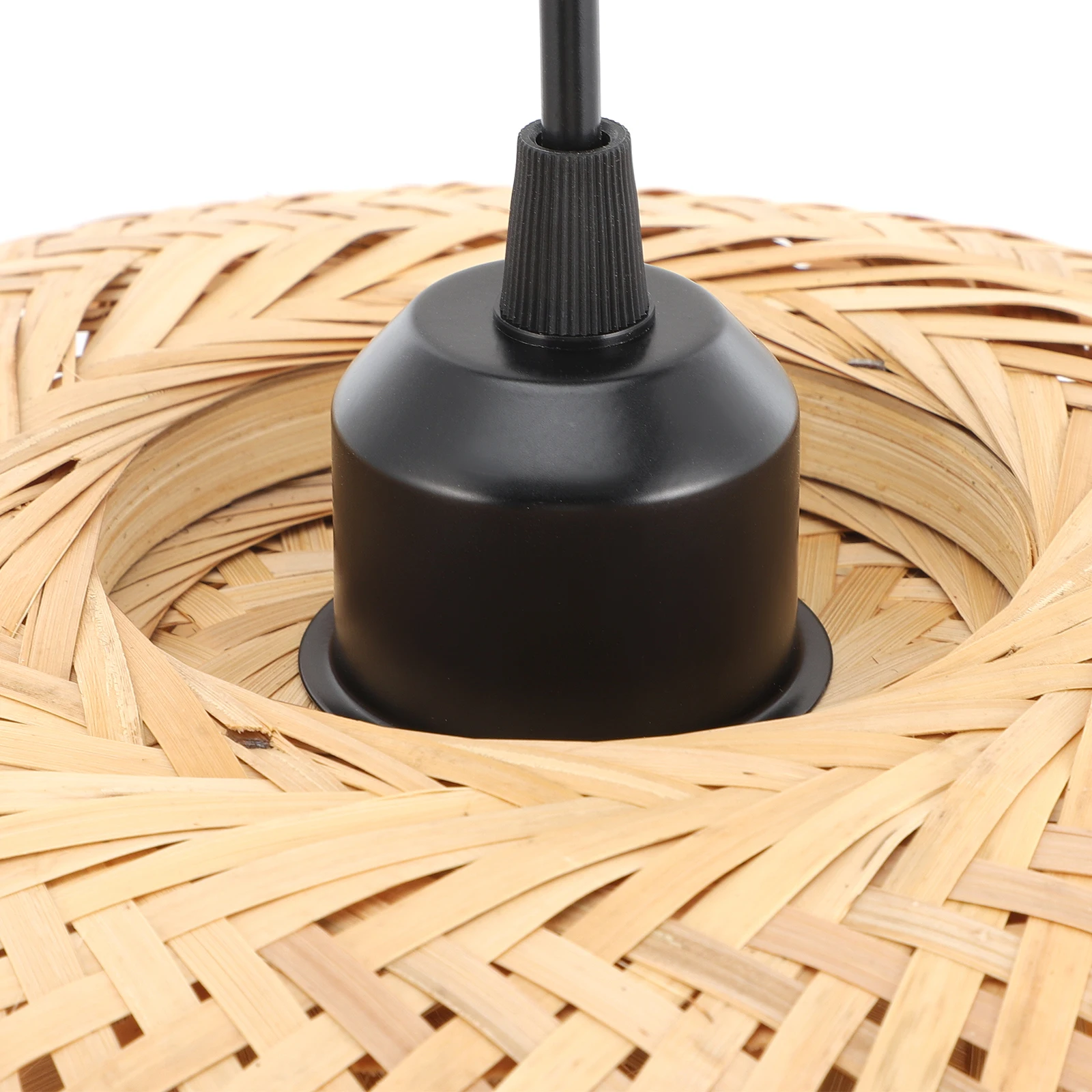 

Bamboo Pendant Light Woven Hanging Lamp 30x18cm Retro Rustic Style Living Room Tea Room Restaurant Home Decor Ceiling Light