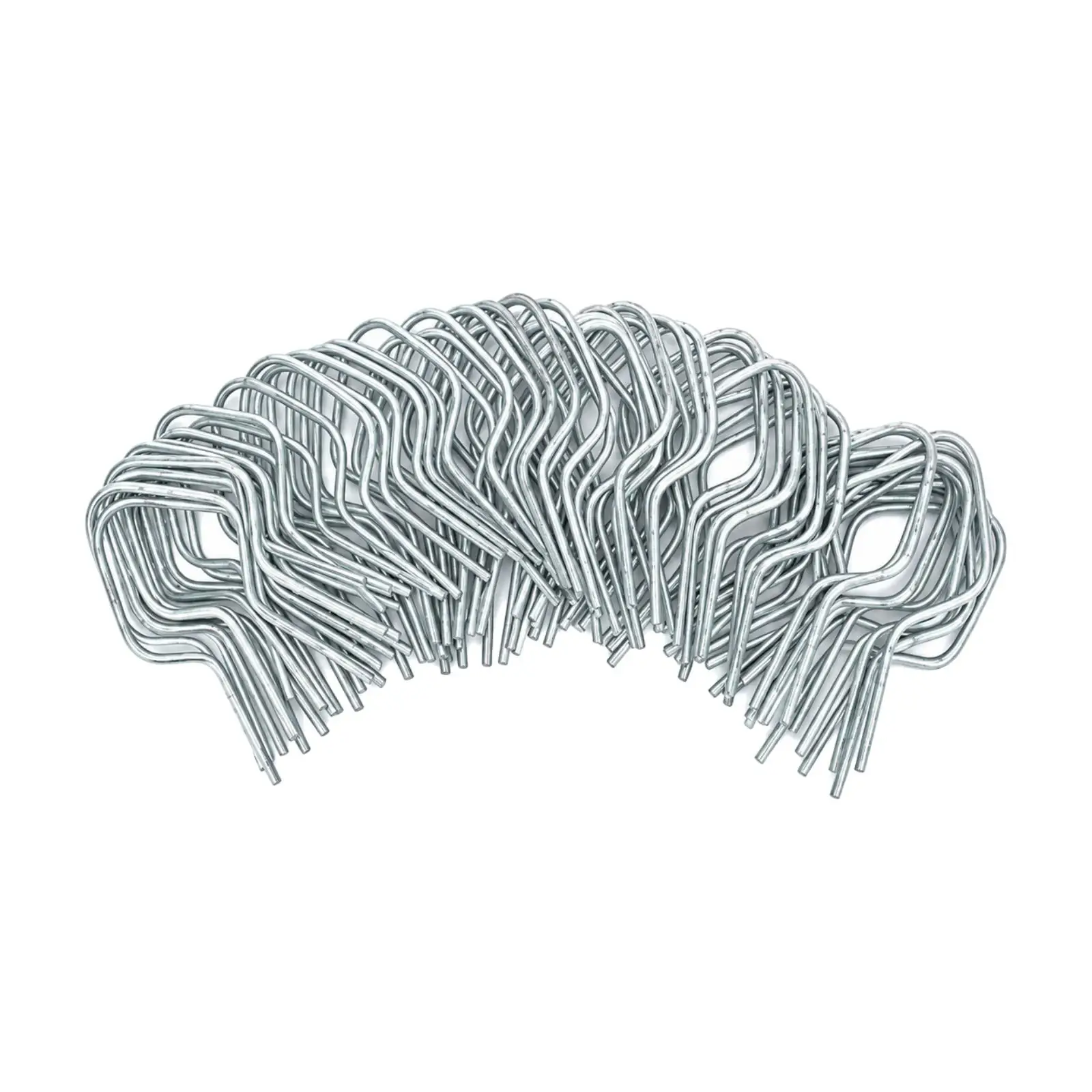 100 Pieces Galvanized Steel Fence Wire Ties Corrosion-Resistant Fence Wire Ties with Formed Loop Fasteners Easy to Install