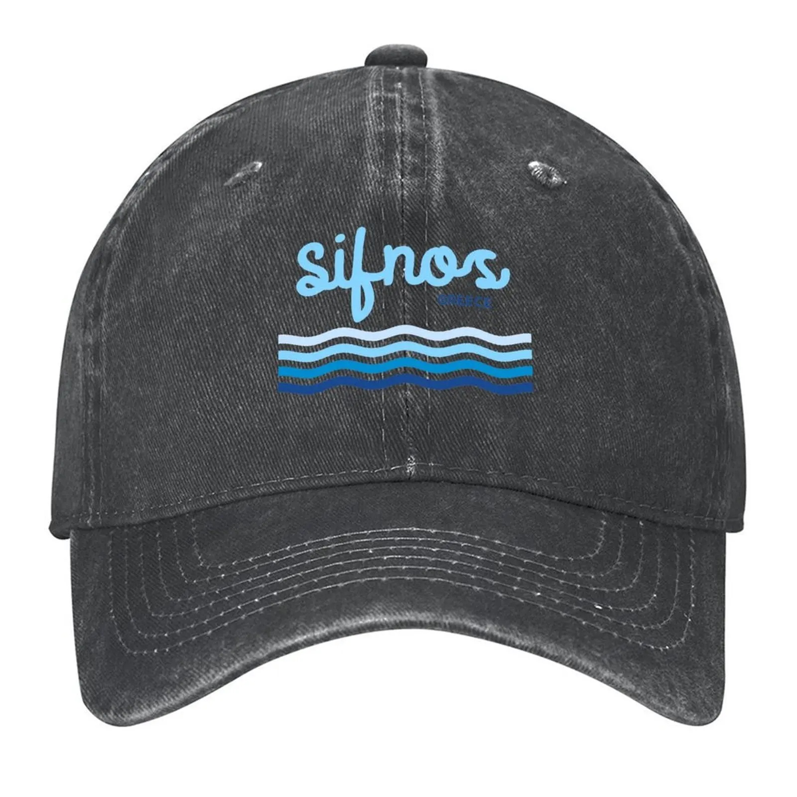 

Sifnos - Greek Islands series. Baseball Cap Golf cute Designer Hat New In Hat Woman Hats Men's