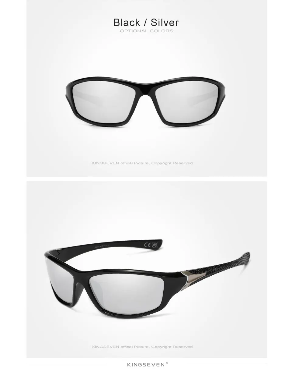 KINGSEVEN Outdoor UV400 Brille Gepolsterte Brille Anti-UV Unisex Sport Sonnenbrille Brillen Motorrad Reiten Schutzbrille – Detail 10