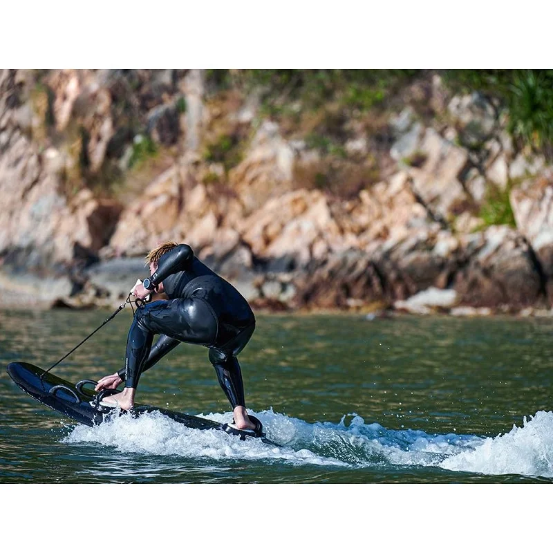 Tabla de surf eléctrica de alta potencia, tabla de surf motorizada de fibra de carbono, 70 km/h