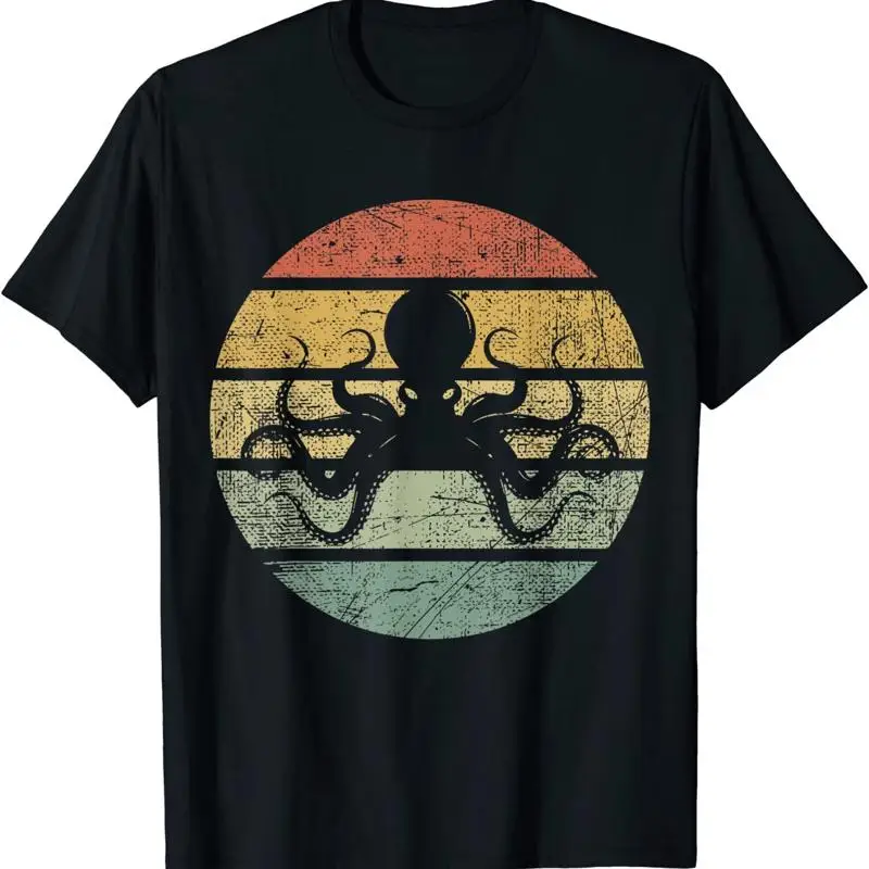 Nueva camiseta limitada de pulpo Kraken Ocean I cefalópodo con criaturas marinas