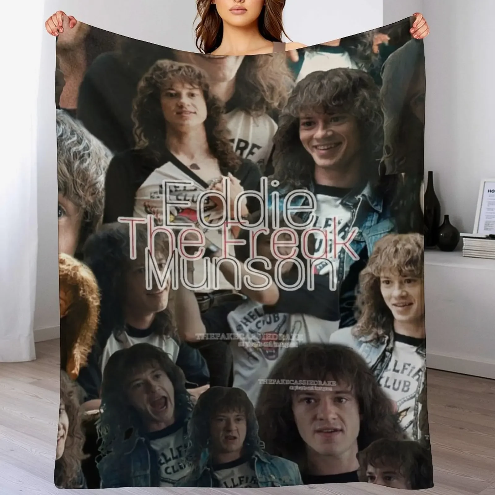 

joseph quinn collage Throw Blanket blankets and throws Camping christmas gifts Sofa Quilt Blankets