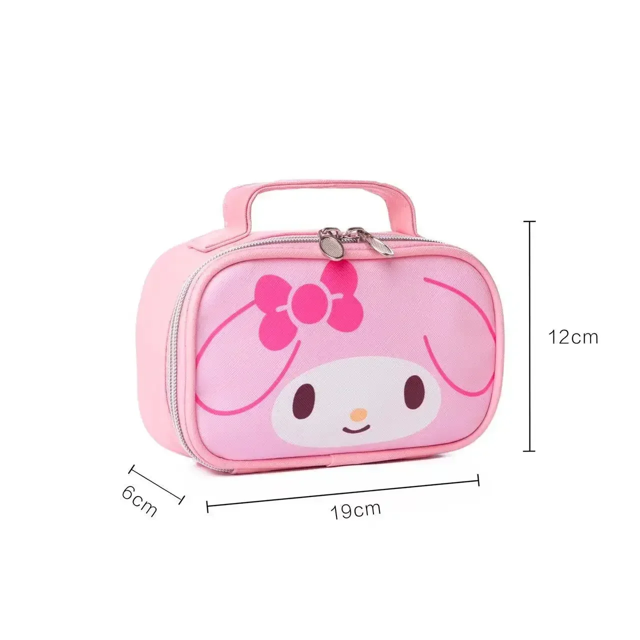 حقيبة مستحضرات تجميل للسفر Miniso-Kawaii ، Sanrio ، Hello Kittyd ، طراز Melody Kuromi Ins ، حقيبة غسيل متعددة الوظائف ، صندوق تخزين