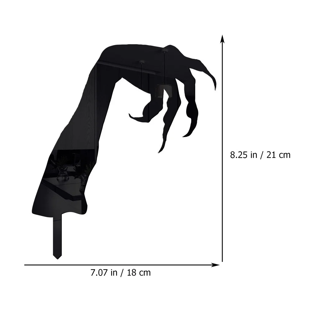

5pcs Halloween Ghost Hand Decorations Waterproof Garden Stakes Spooky Lawn Inserts For Outdoor Yard Decoration