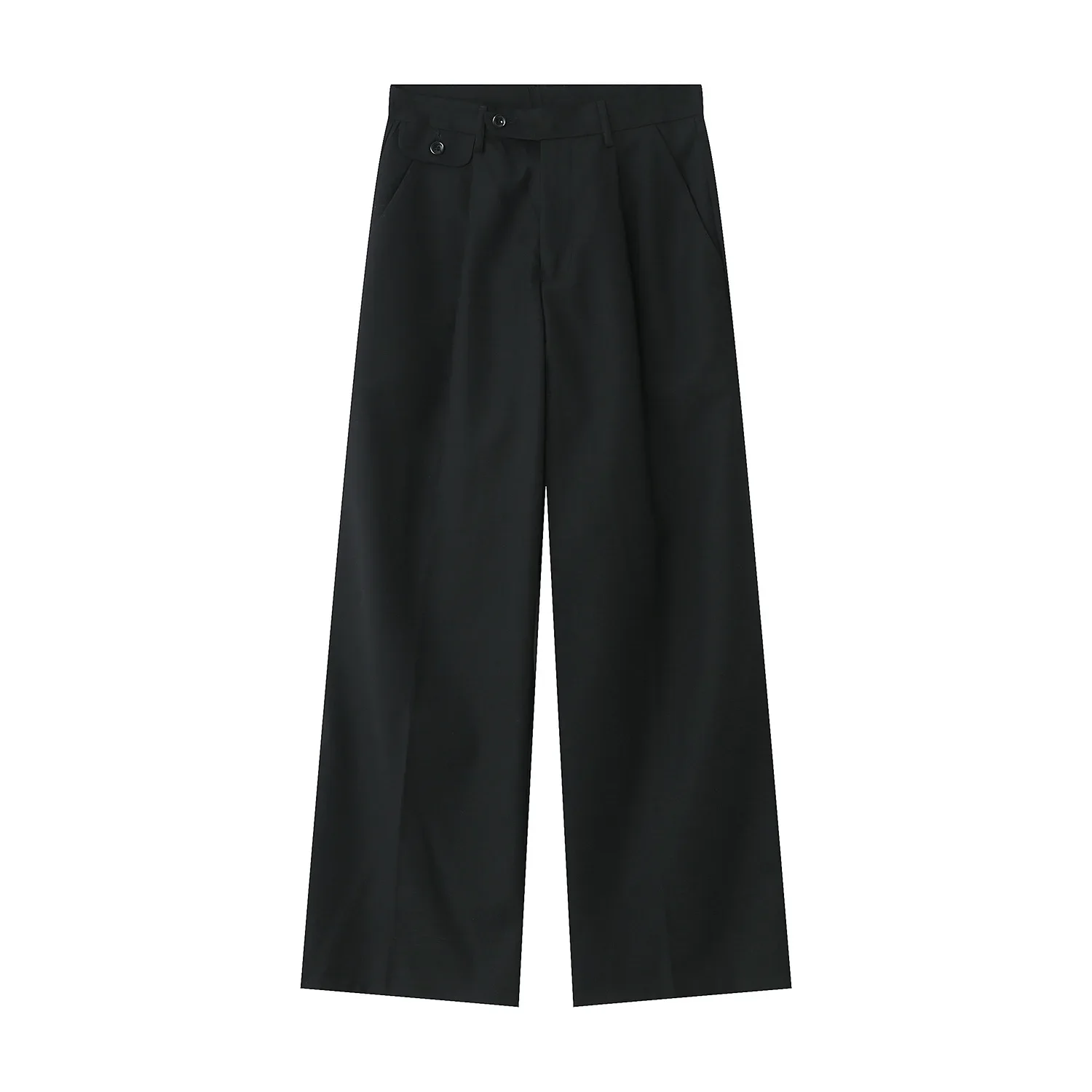 Men's Wear Spring Summer New Casual Baggy Pants Loose Straight Korean Fashion Simple Solid Color Male Trousers Y2k Men Clothing