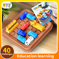 Children's Educational Toys Vehicle Movement Games IQ Puzzle Board Game Montessori Logical Thinking Training Spatial Planning