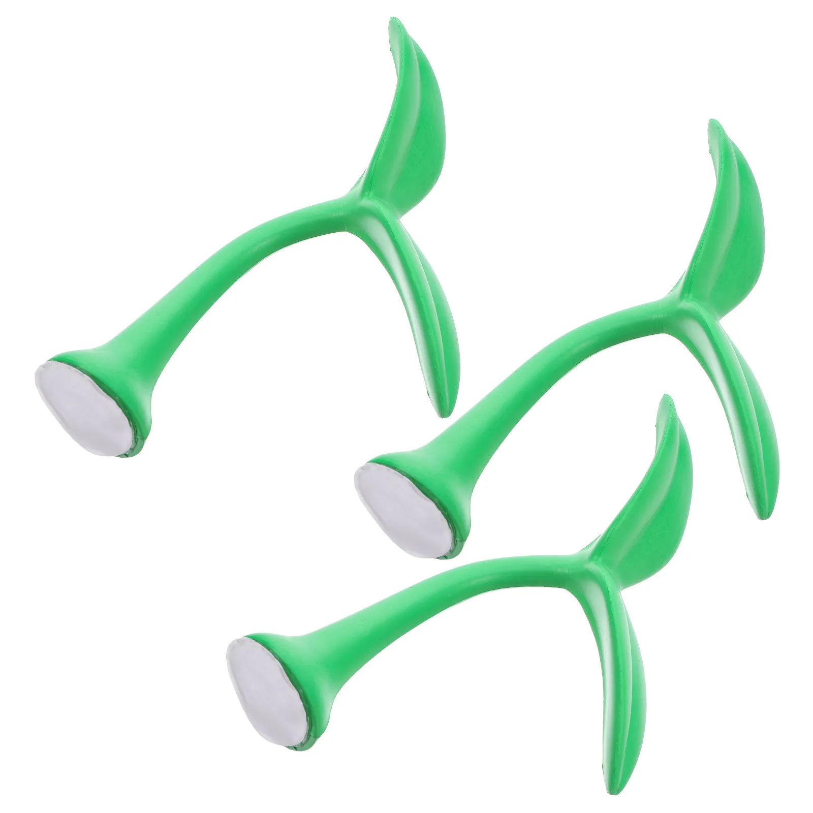 

3Pcs Bean Sprout Car Roof Decoration Cute Green Grass Sticker Automotive Exterior Accessories Realistic 3D Car Decal Hood